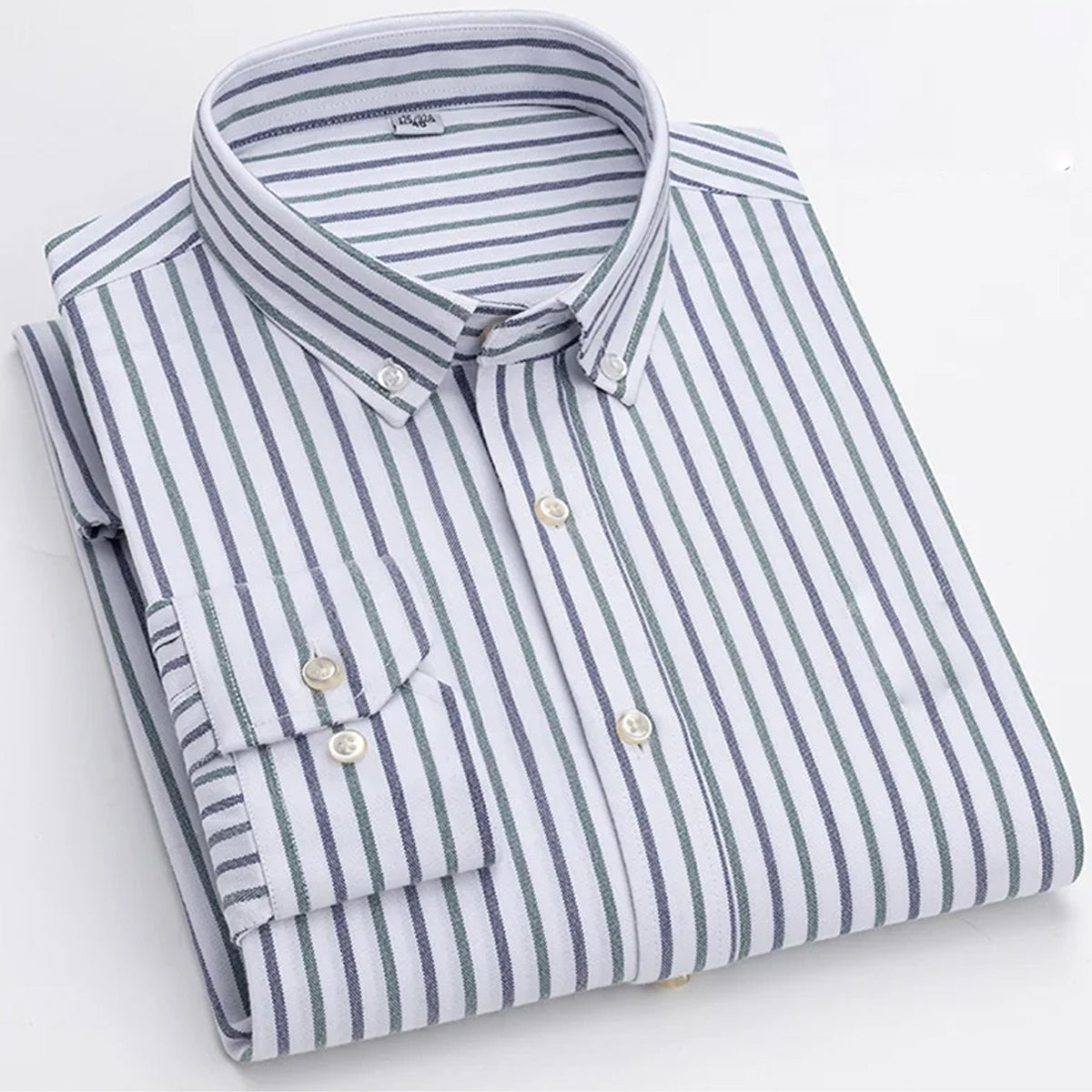 Men Regular Fit Solid Spread Collar Formal Shirt