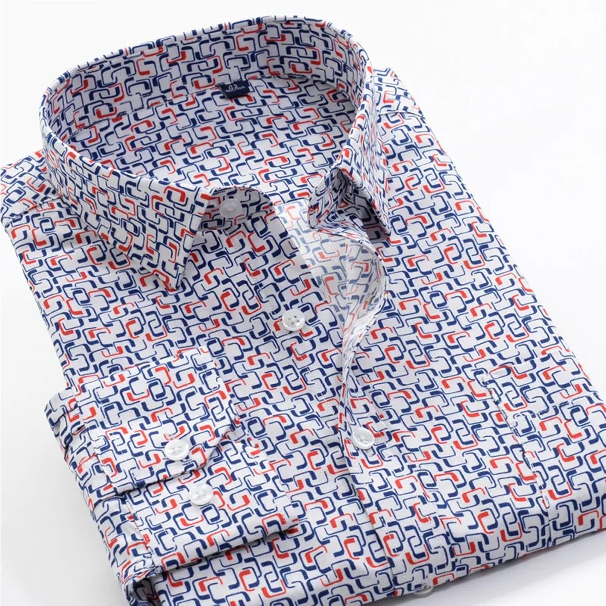 Men Solid Spread Collar Formal Shirt