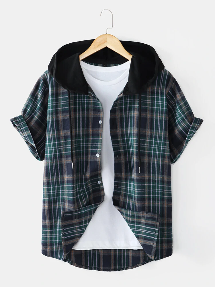 Best Party Wear Drawstring Hooded Shirt Pack On Sale!