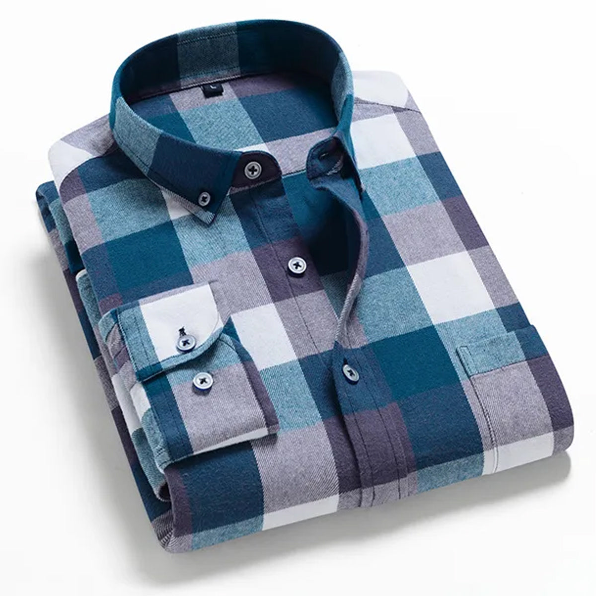 Men Regular Fit Solid Spread Collar Formal Shirt
