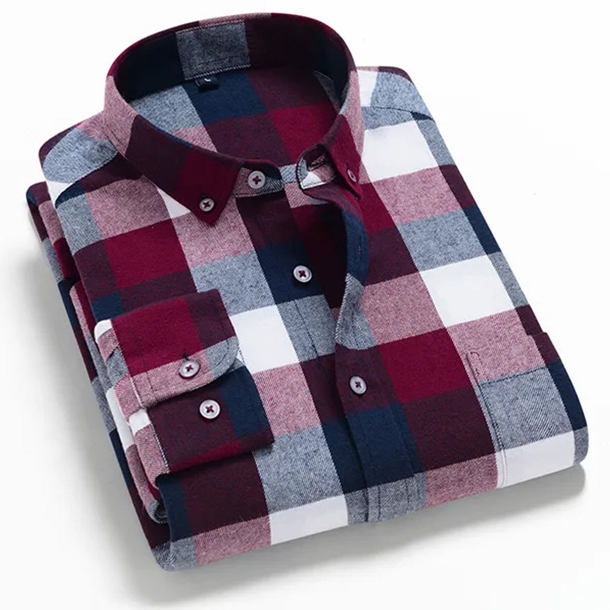 Men Slim Fit Solid Spread Collar Formal Shirt