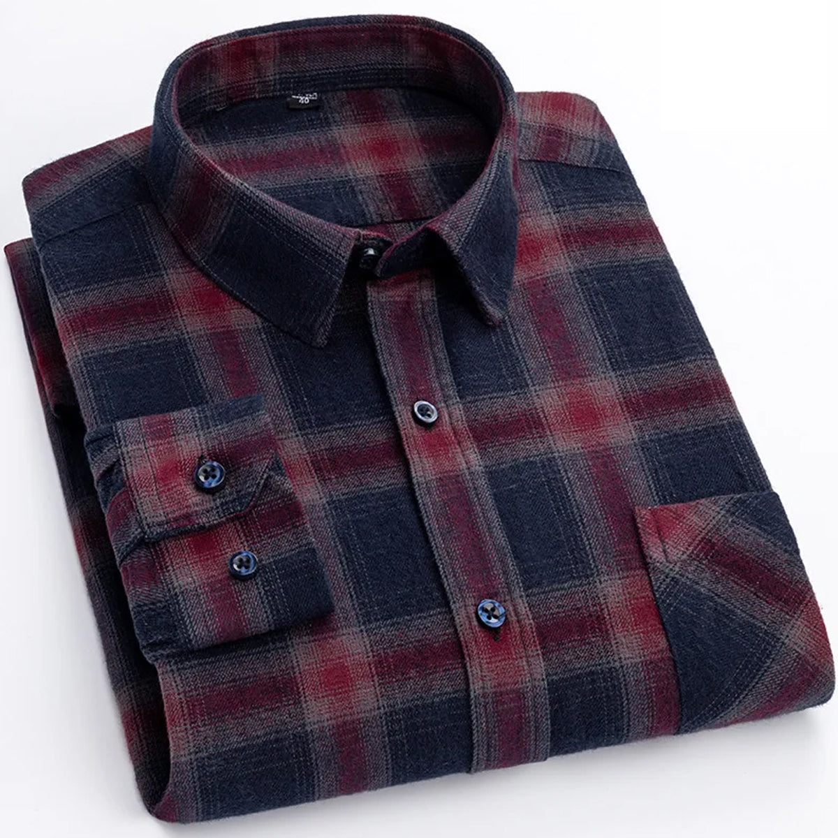 Men's Collared Button Up Shirt for Casual Wear